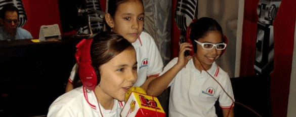 Visita a la Radiodifusora / Primaria Valle Alto