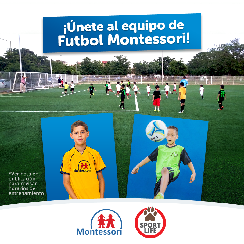 ¡Únete al equipo de futbol Montessori!