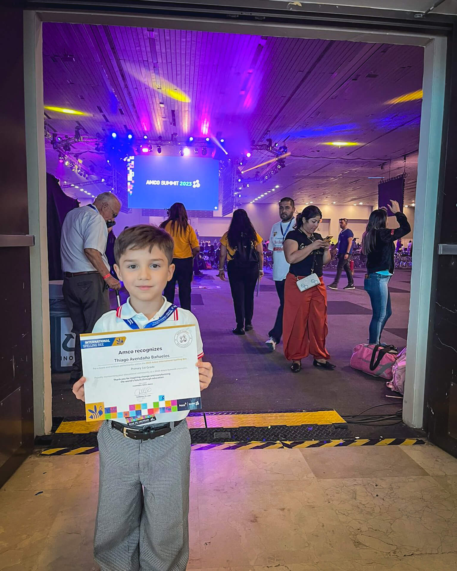 Concurso Internacional de Spelling Bee AMCO Summit 2023