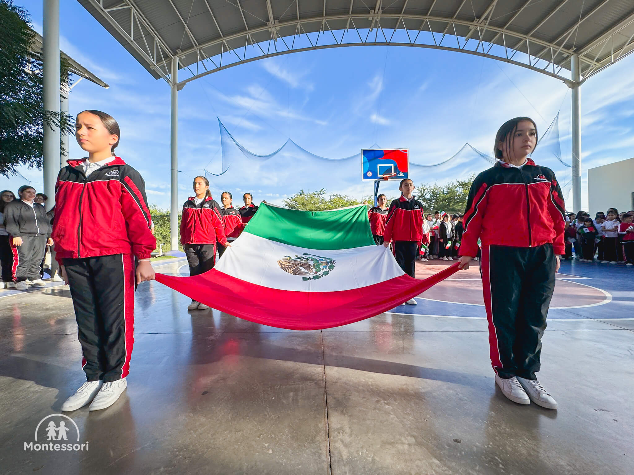 Homenaje Día de la Bandera de México