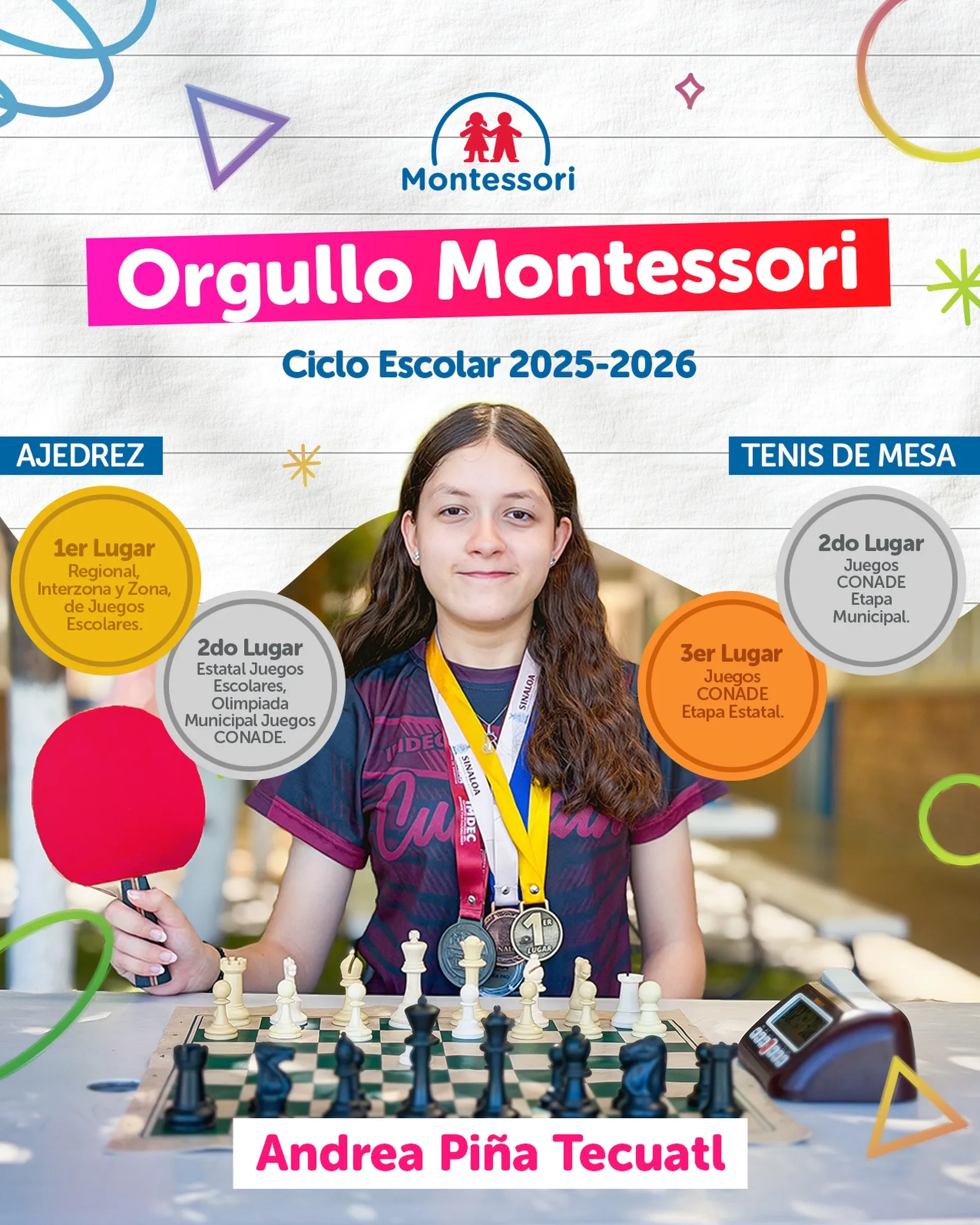 🙌 Felicitamos a nuestra alumna, a sus familiares y entrenadores,…