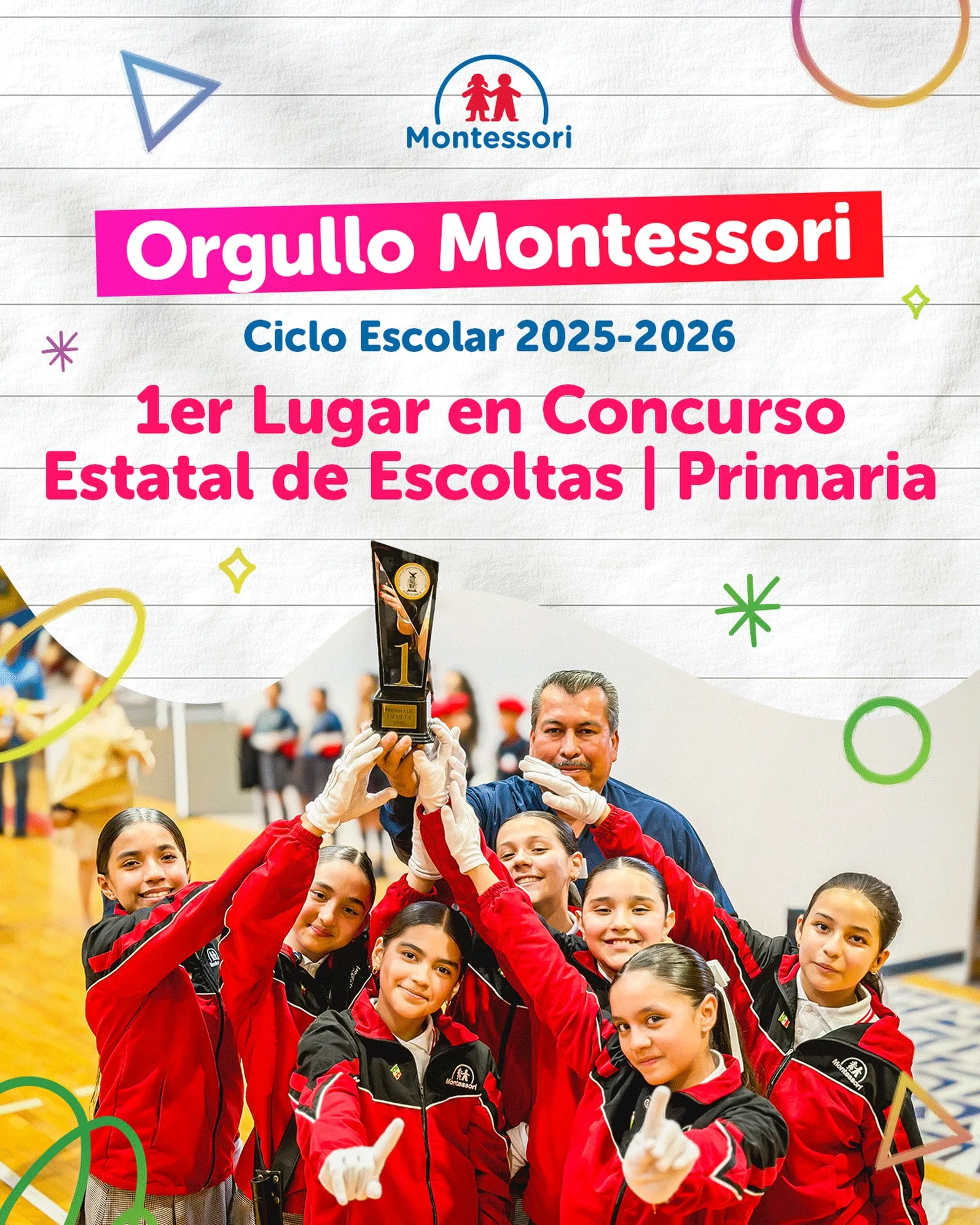 🎖️ ORGULLO MONTESSORI 🇲🇽 Escolta Nivel Primaria | Campus Valle…